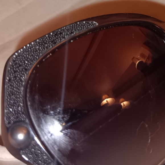SWAROVSKI "Delight" Studded Sunglasses w/ Case & Extra Lenses - Picture 4 of 7